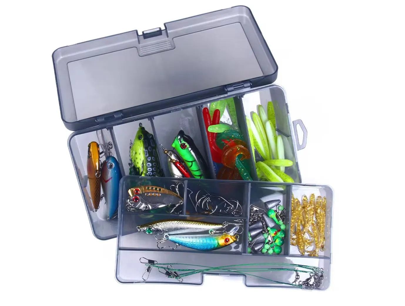 116-Piece Fishing Tackle Box Set – Complete Fishing Gear for All Anglers