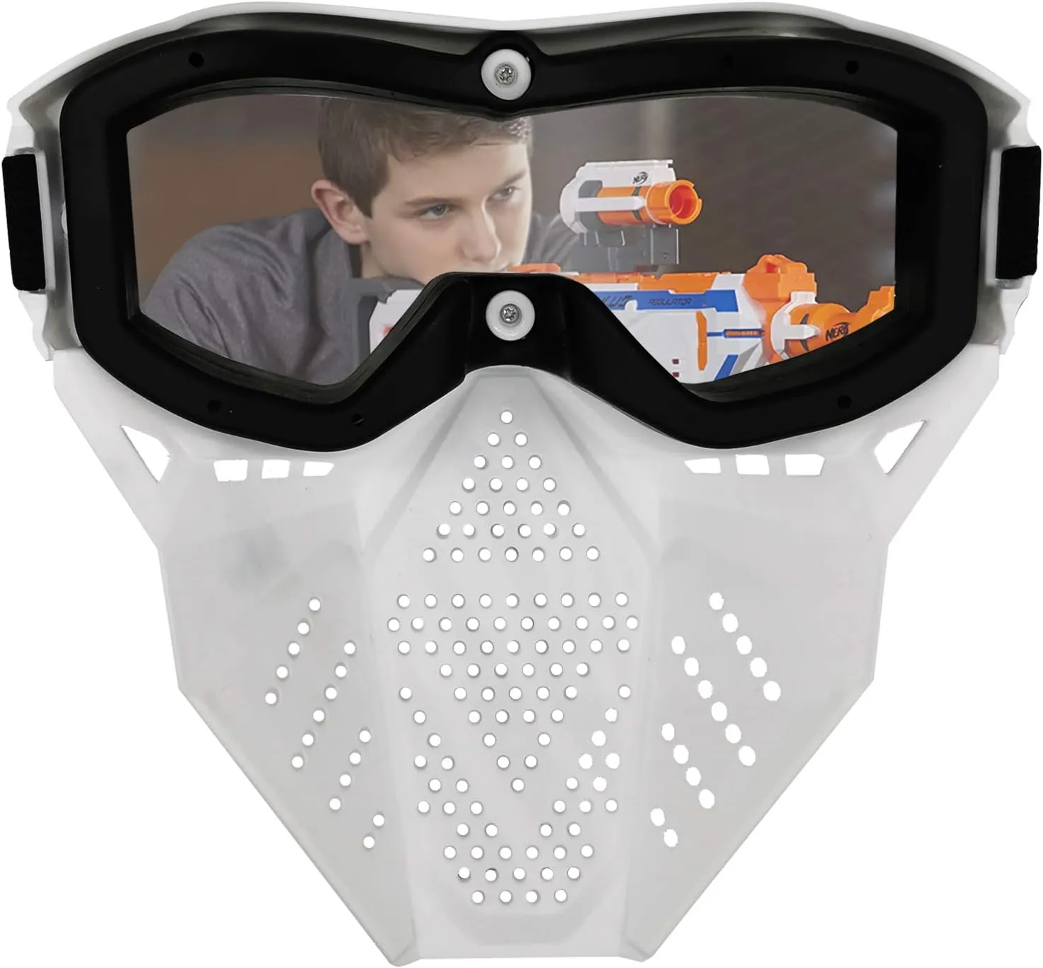 2 Pack Tactical Mask Compatible with Nerf Rival, Apollo, Zeus, Khaos, Atlas, Artemis Blasters Rival Mask