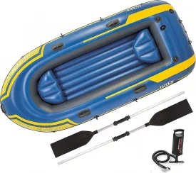 2 to 4 People Inflatable Boat Portable Inflatable Boat Thicken Inflatable BoatKayak Foldable Inflatable Boat