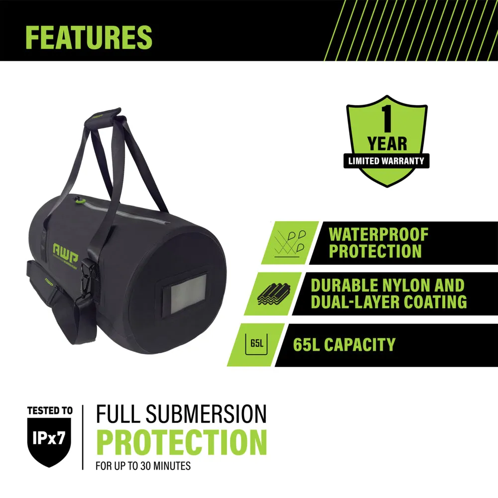 65L WATERPROOF DUFFEL BAG