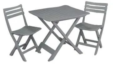 Anthracite Folding Bistro Set