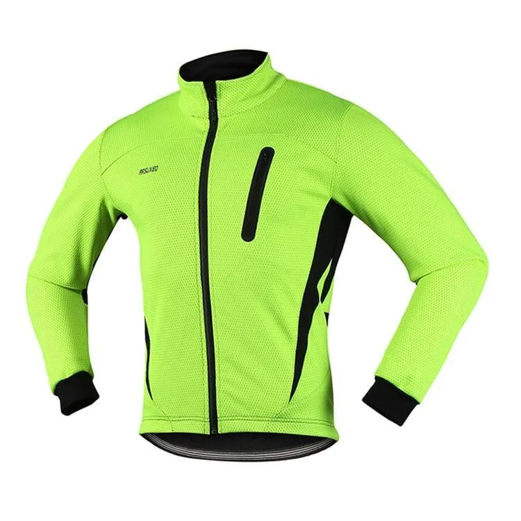 ARSUXEO Men's Thermal Cycling Winter Warm Up Jacket