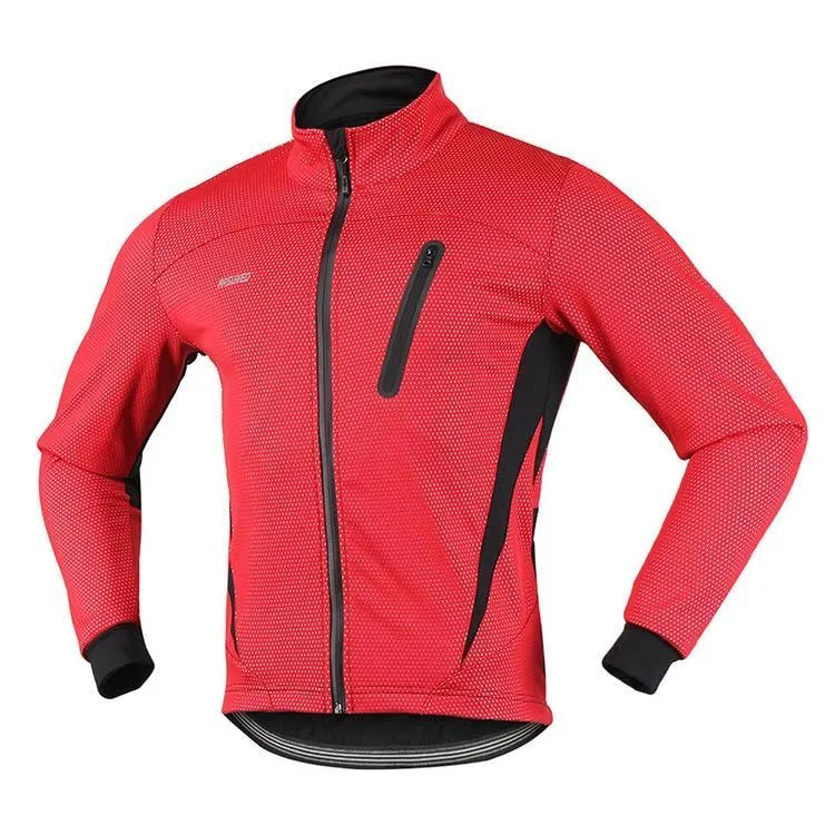 ARSUXEO Men's Thermal Cycling Winter Warm Up Jacket