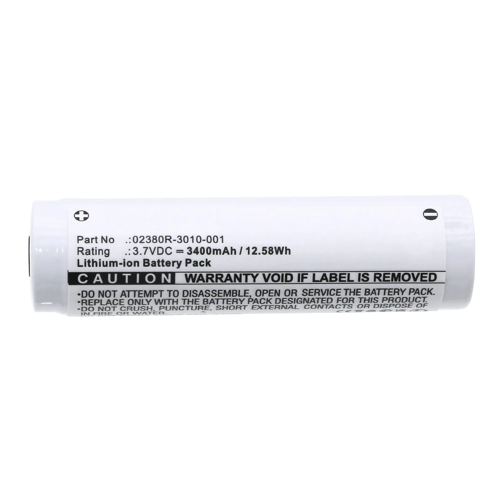 Batteries N Accessories BNA-WB-L20158 Flashlight Battery - Li-ion, 3.7V, 3400mAh, Ultra High Capacity - Replacement for Pelican 02380R-3010-000E Battery