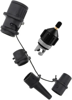 BESPORTBLE 2 Pack Air Valve Connector for Inflatable Boat Kayak Sup Pump Adapter Paddle Board Hose Adapter