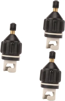 BESPORTBLE 3pcs SUP Pump Adaptor Schrader Fitting Inflatable Kayaks air Fittings air Pump Hose Accessories Kayak Valve Adapter air Adapter Boat Adapter air Valve Surfboard Inflator