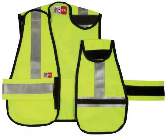 Big Bill Hi-Vis 7oz FR Vest - A648TY7 CLEARANCE