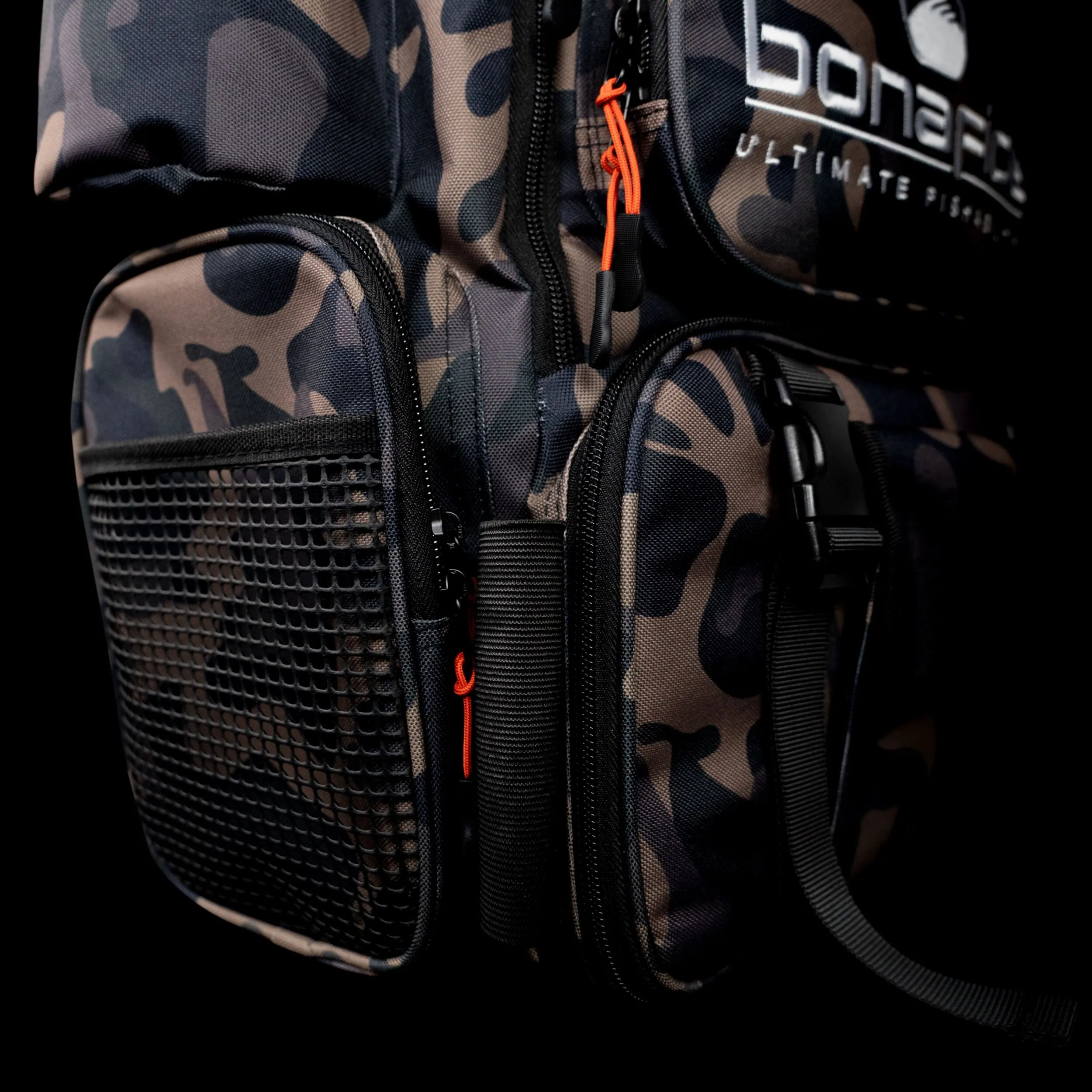 Bonafide Sideline Fishing Bag - Backpack with Three 3600 Boxes