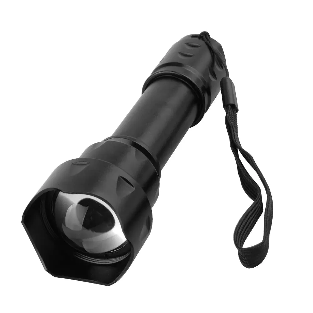 BORUiT T20 Infrared IR 850nm Night Vision LED Tactical Flashlight Zoom IPX6 Waterproof Torch Use 18650 Battery Hunting Lantern