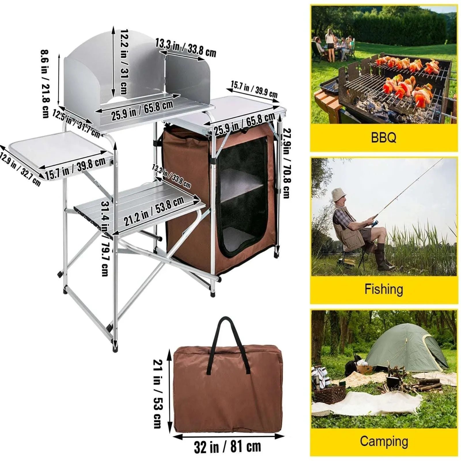 Camping Outdoor Kitchen Table