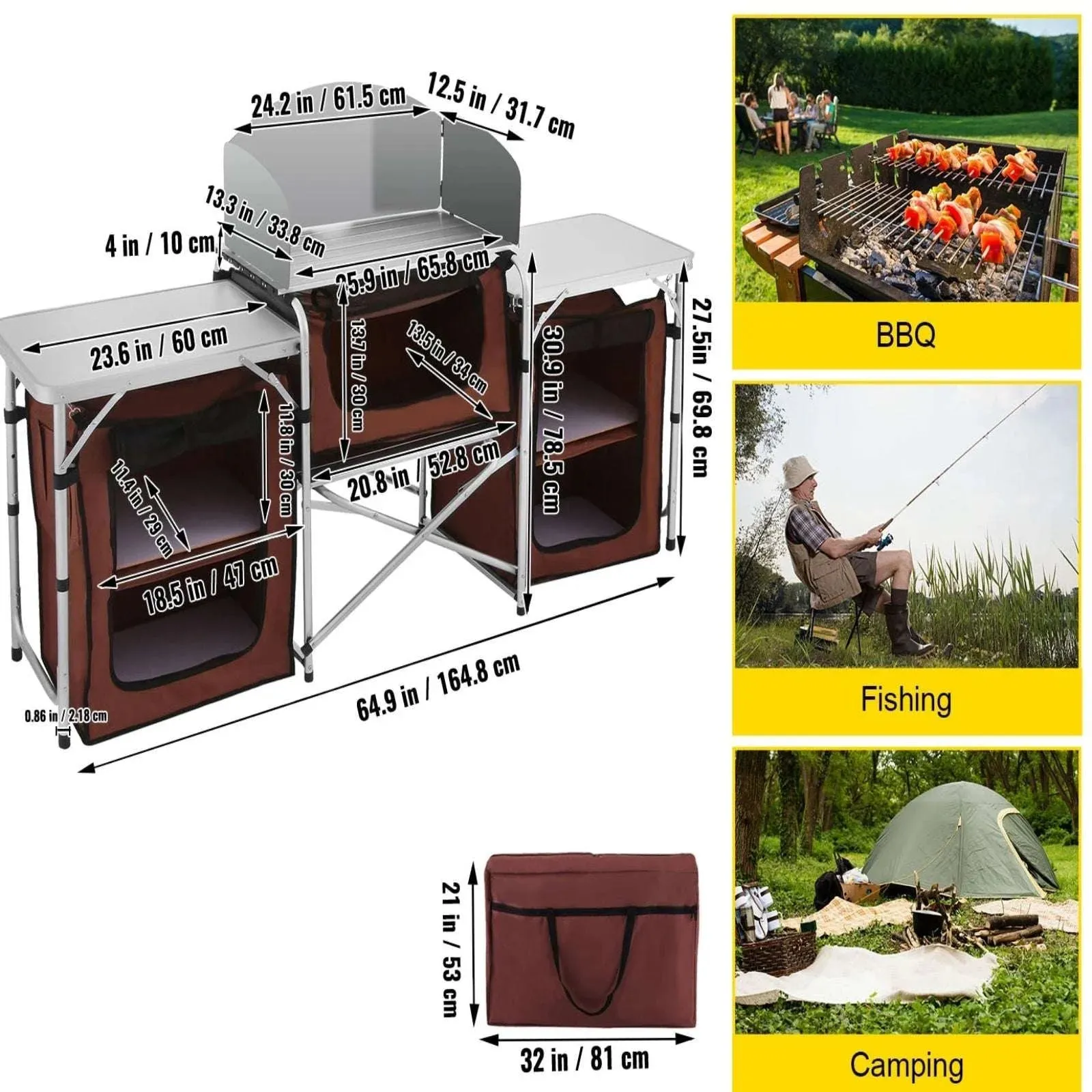 Camping Outdoor Kitchen Table