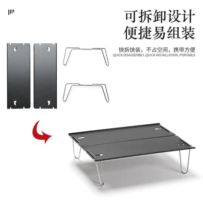 Camping Portable Foldable Table Small Coffee Tables Ultralight Outdoor Hiking Picnic Table MDF Mini Folding Table New