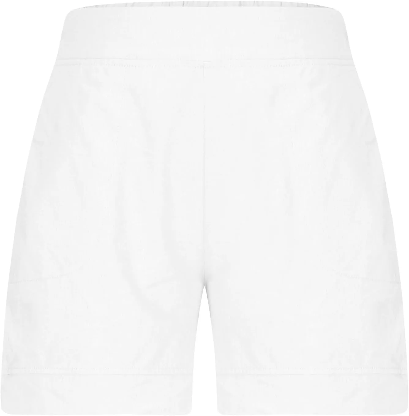 Cotton Shorts for Women Casual 7 Inch Inseam Shorts Summer Elastic Waist Short Vacation Beach Outfits with Pockets
