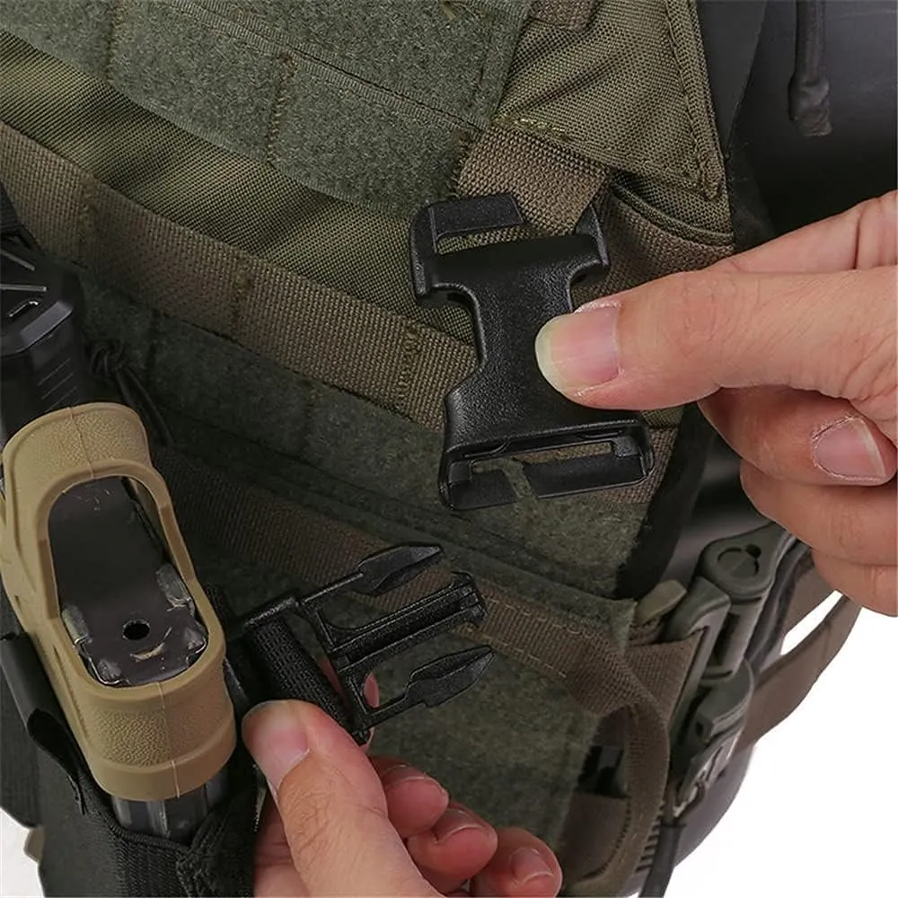 EMERSONGEAR Tactical Triple Mag Pouch,Placard 5.56 Magazine Panel,Magazine Pouch with Hook Backing,Tactical Vest Chest Rig Bag