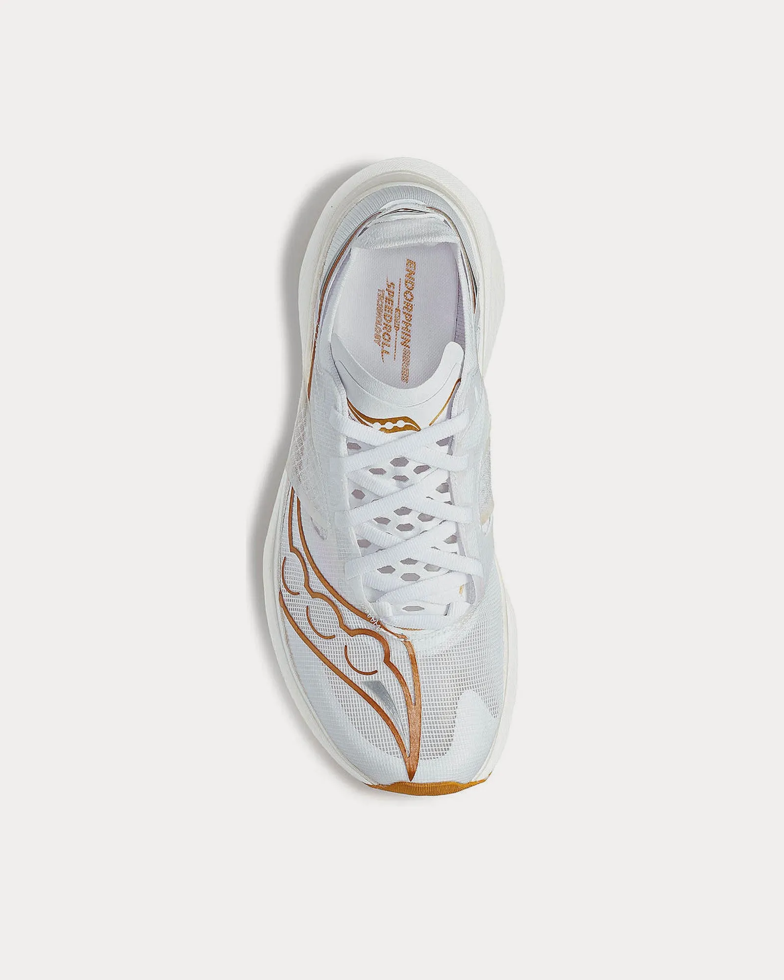 Endorphin Elite White / Gold Running Shoes