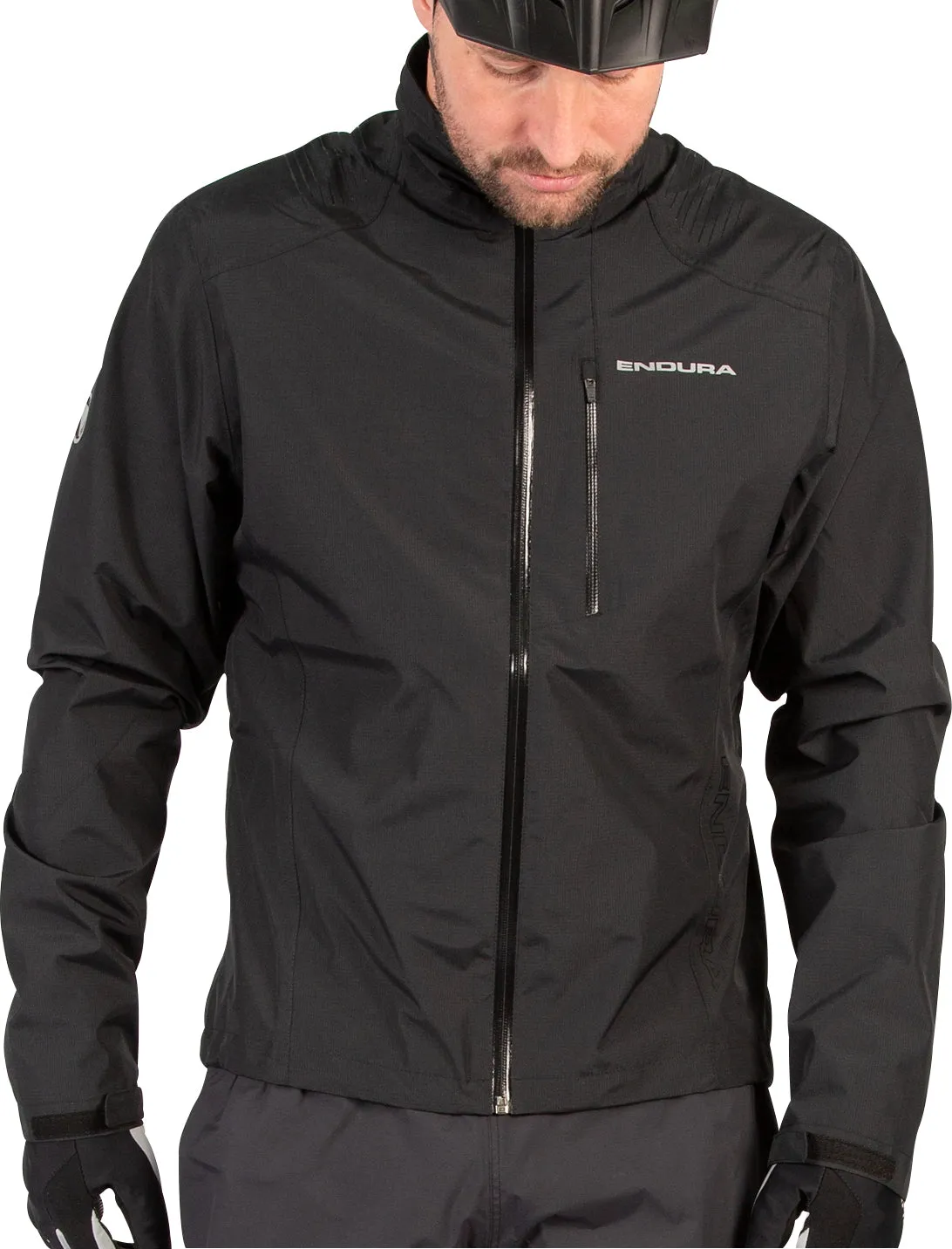 Endura Hummvee Waterproof Mens Cycling Jacket - Black