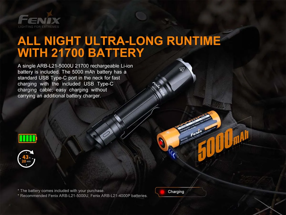 Fenix TK16 V2.0 Flashlight with Special Edition Engraved Design