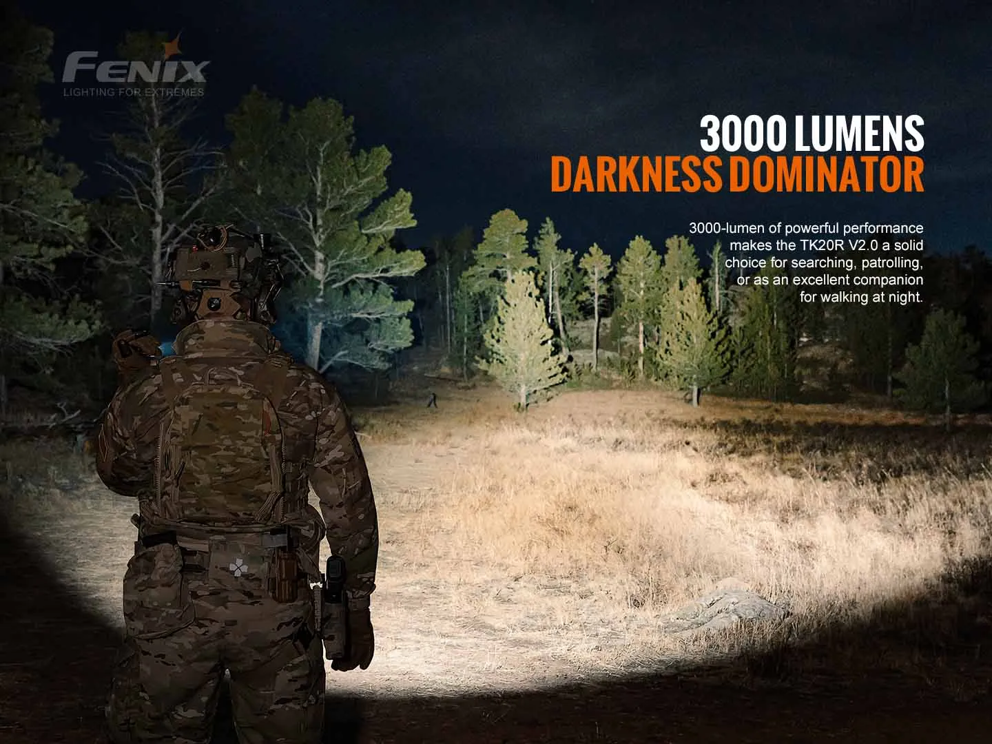 Fenix TK20R V2.0 Rechargeable Tac Flashlight