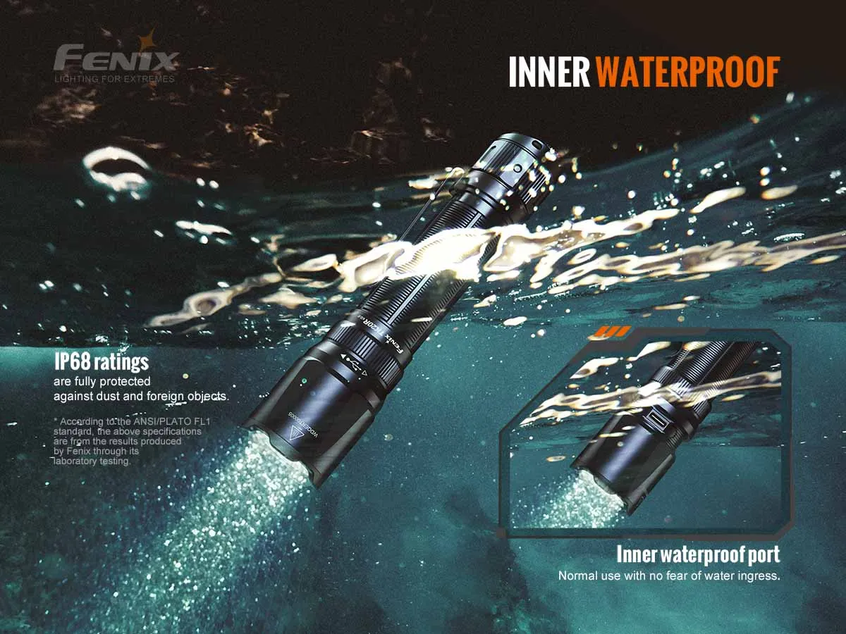 Fenix TK20R V2.0 Rechargeable Tac Flashlight