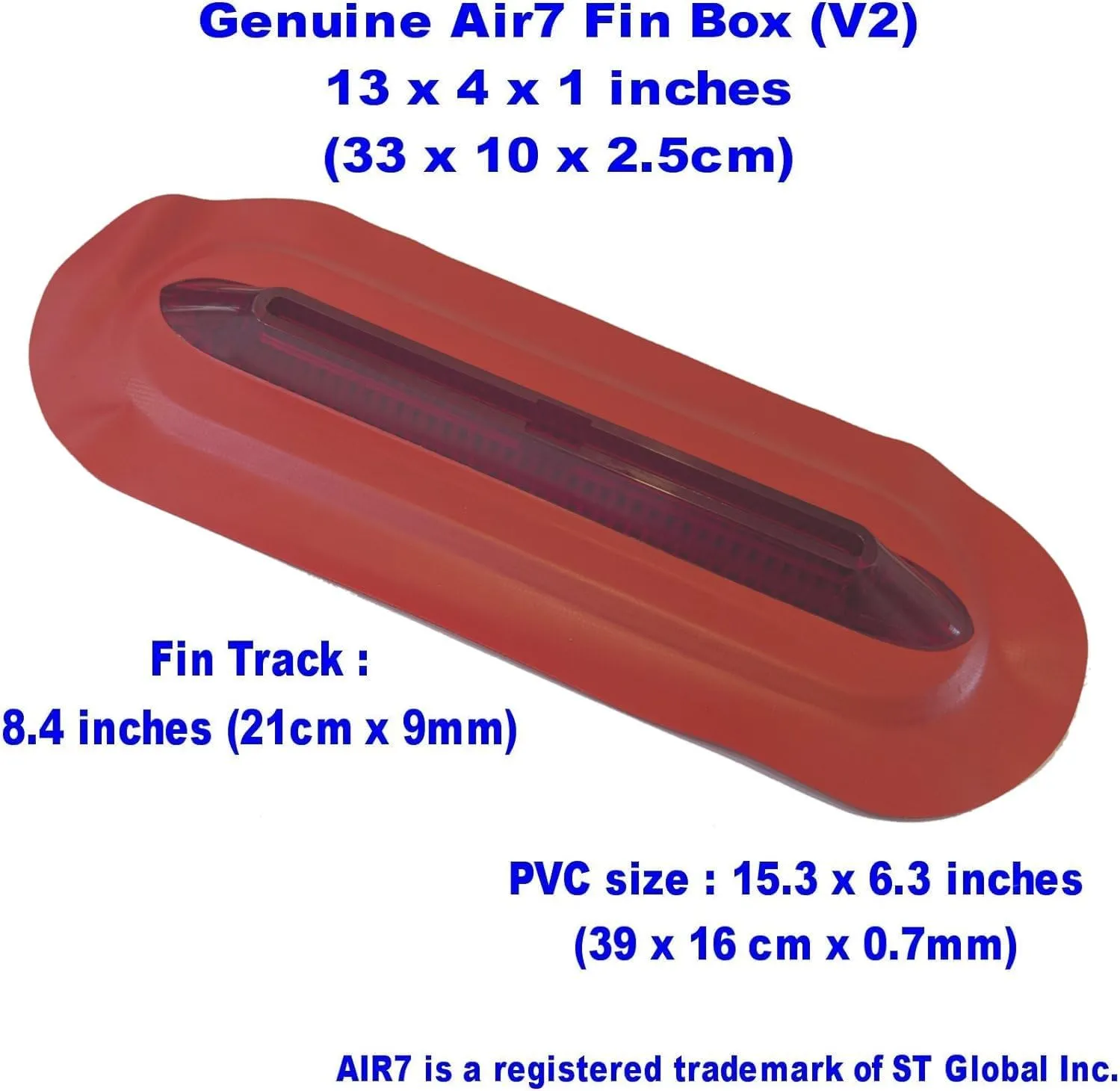 Fin Box for Inflatable SUP, Stand Up Paddleboards, Surfboards, Standard US Box for Replacement, Repair and All Board Upgrades, Printed Manual Video Instructions How to fix!