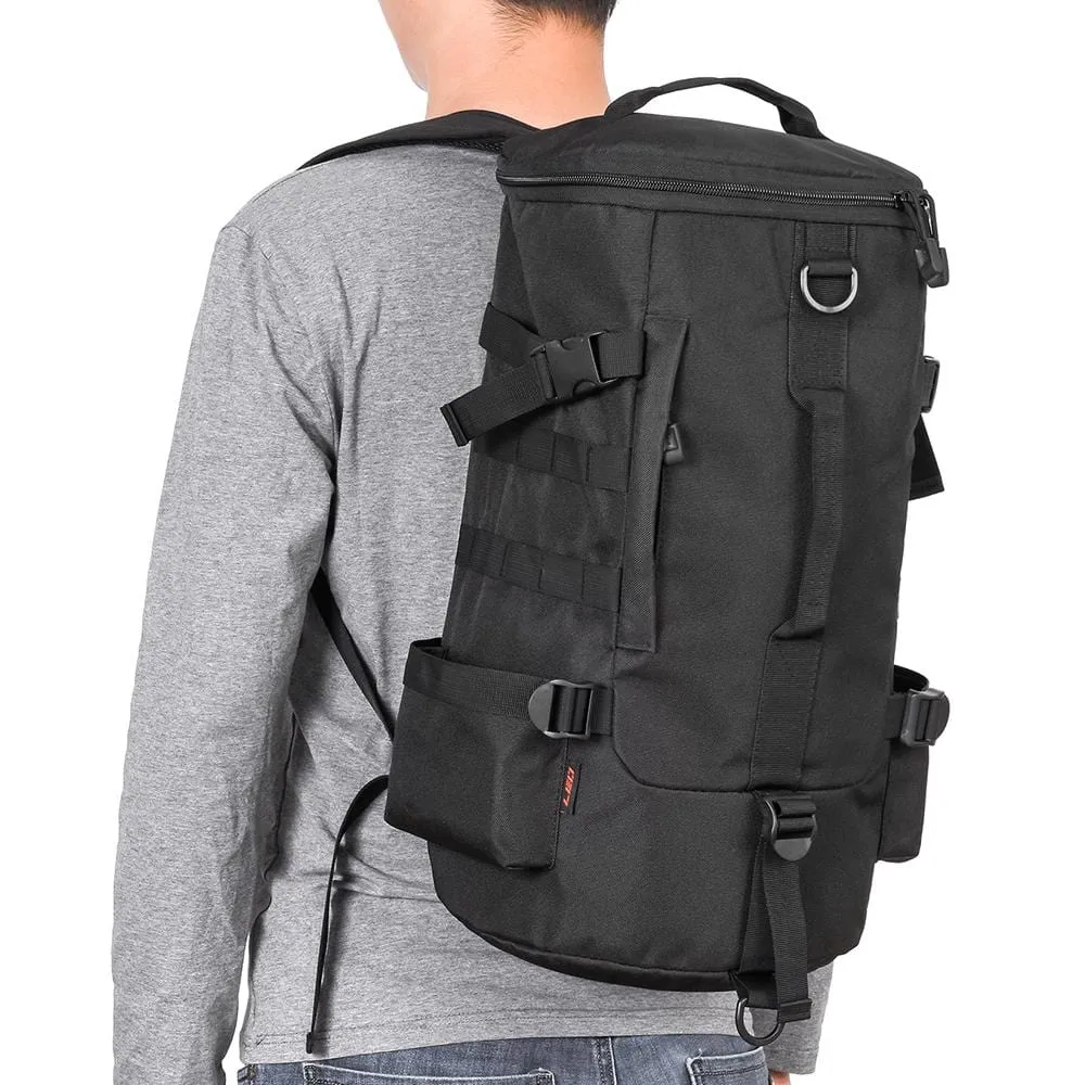 Fishing Tackle Backpack Tackle Box Organizer with Rod Holders