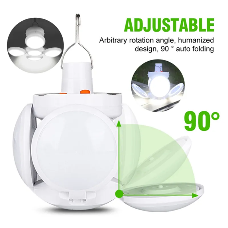 Foldable Solar Powered LED Camping Lantern