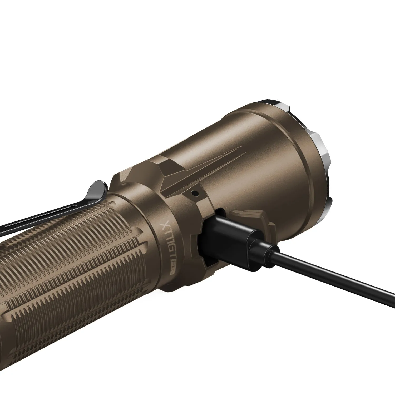 KLARUS XT11GT PRO-V2 Rapid Reaction Extreme Output Dual-switch 3300 Lumens Rechargeable Tactical Flashlight