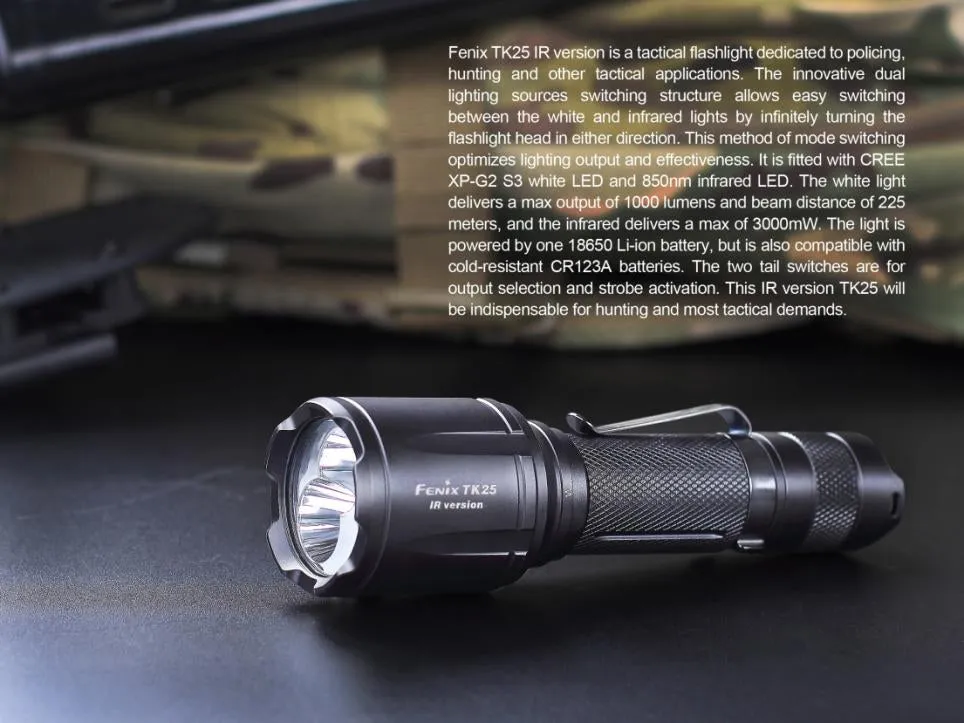 Led light Fenix TK25 IR