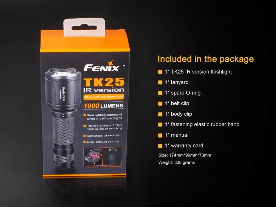 Led light Fenix TK25 IR