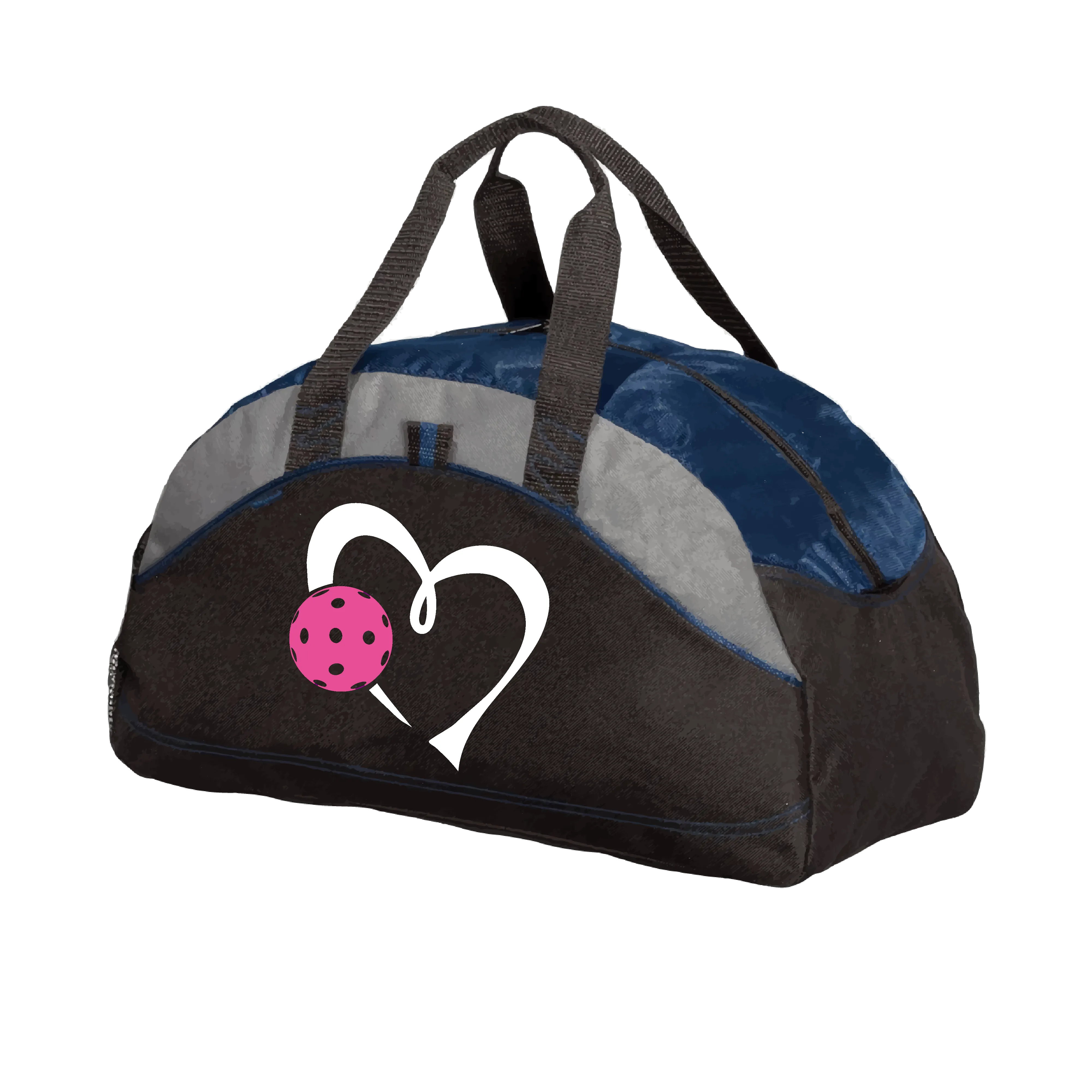 Love Pickleball (Pink) | Pickleball Sports Duffel | Medium Size Court Bag