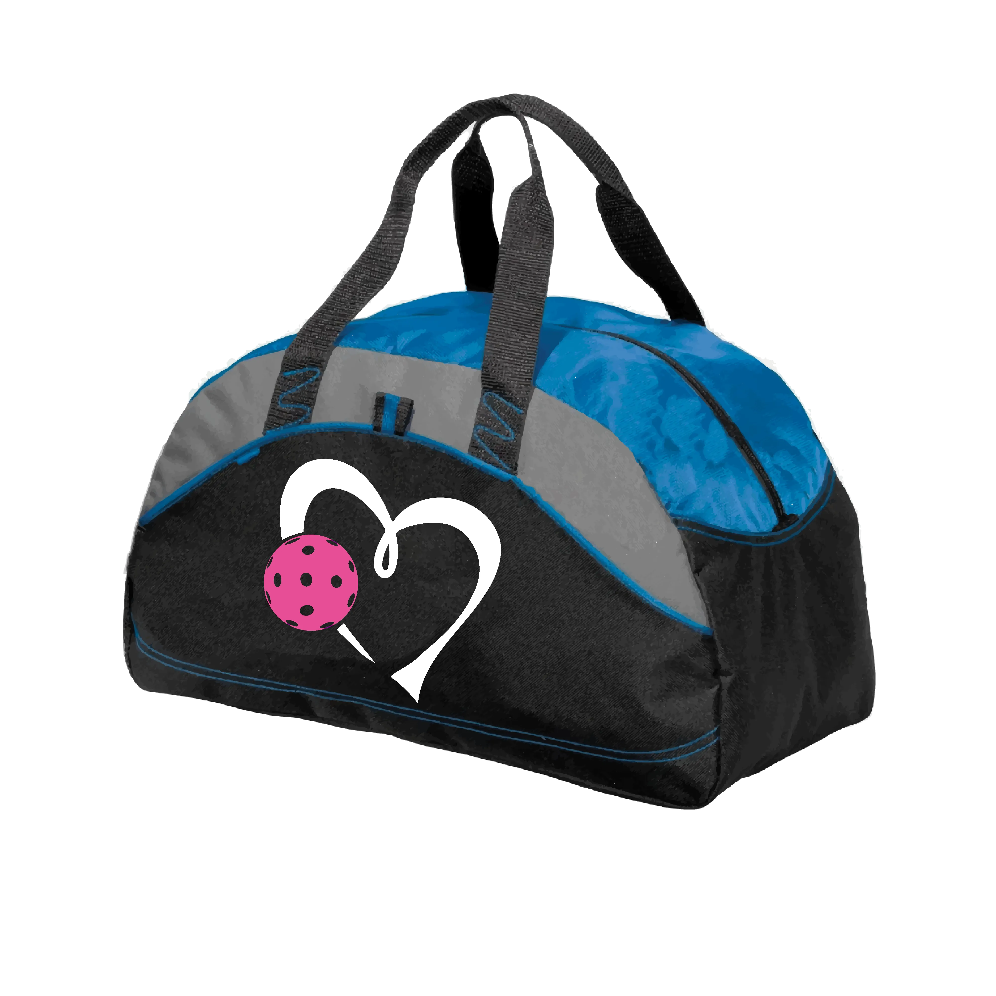 Love Pickleball (Pink) | Pickleball Sports Duffel | Medium Size Court Bag