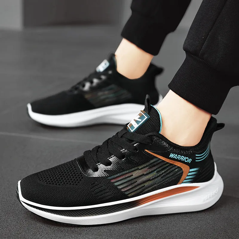 Men's Breathable Fly-Woven Trendy Running Shoes