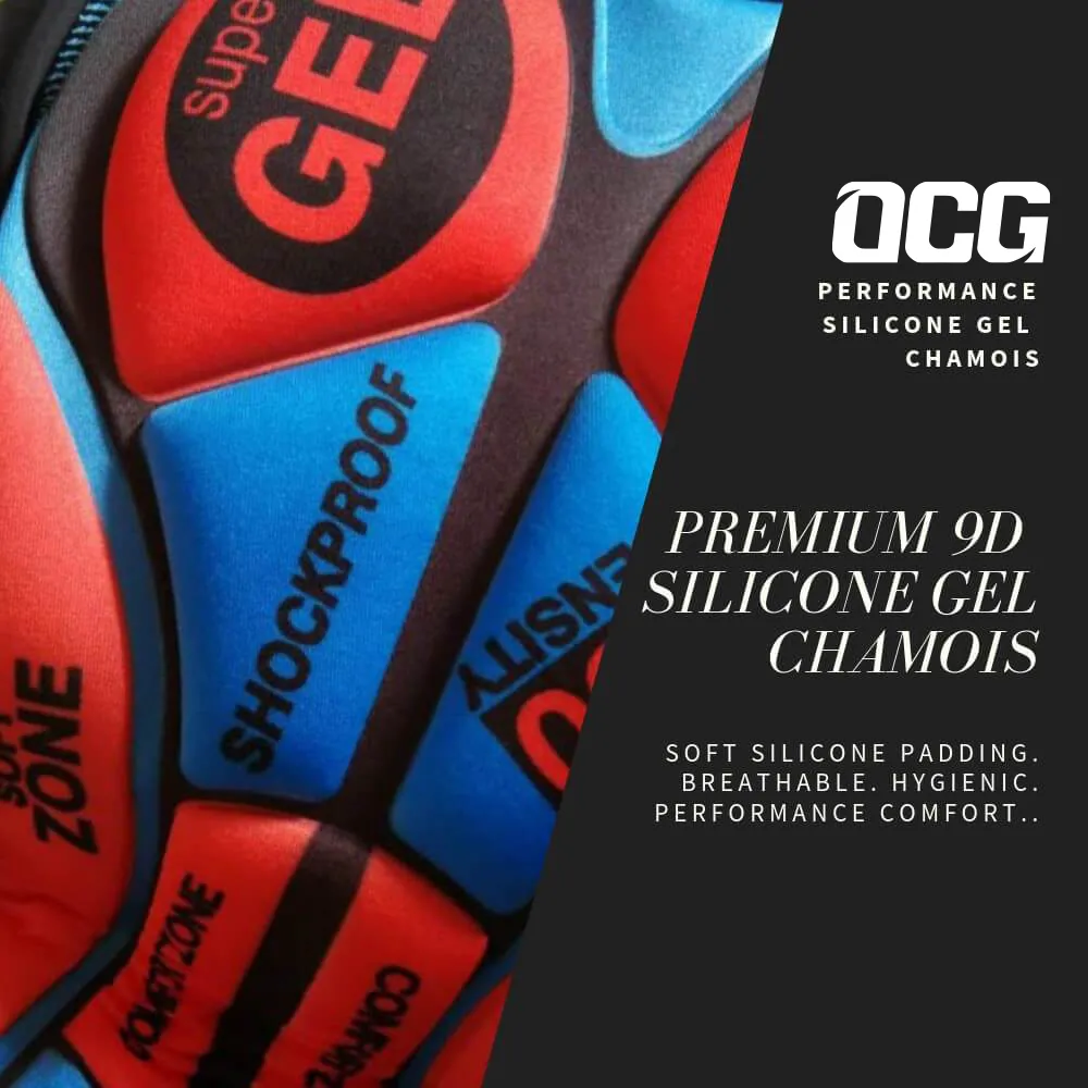Men's OCG Classic Pro-Band Gel Padded Cycling Bib