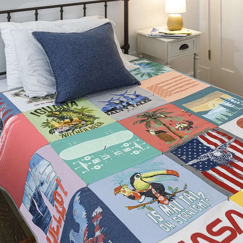Missouri Star Step-By-Step Tshirt Quilt Kit - Gray
