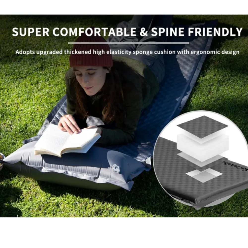Naturehike D01 Automatic Inflatable Pad with Pillow (2023) R value: 3