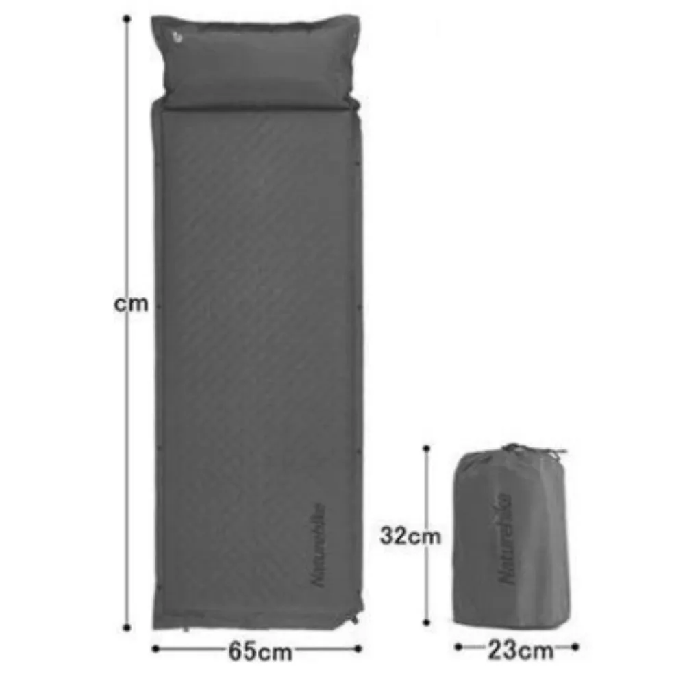 Naturehike D01 Automatic Inflatable Pad with Pillow (2023) R value: 3