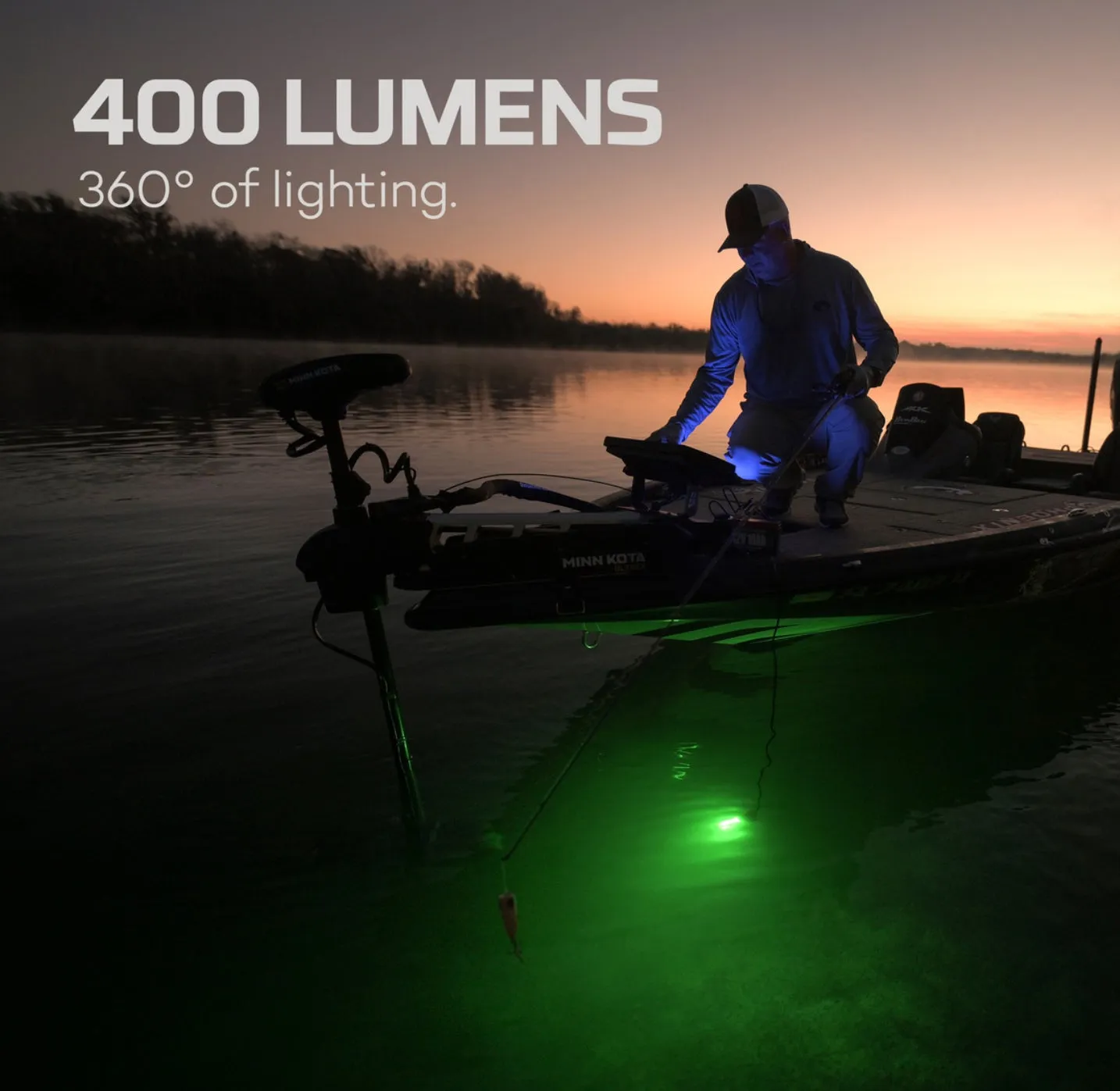 NEBO SUBMERSER 400C 400 Lumen Underwater Fishing Light & Dock Light