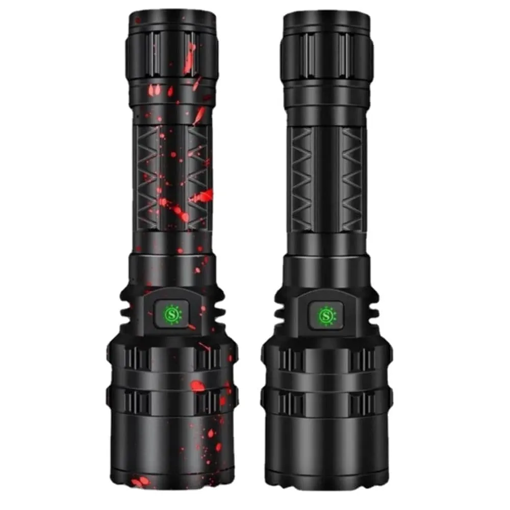 New 5000000LM High Power  Powerful LED Flashlight Tactical Military Torch USB Camping Lanterna Waterproof Self Defence