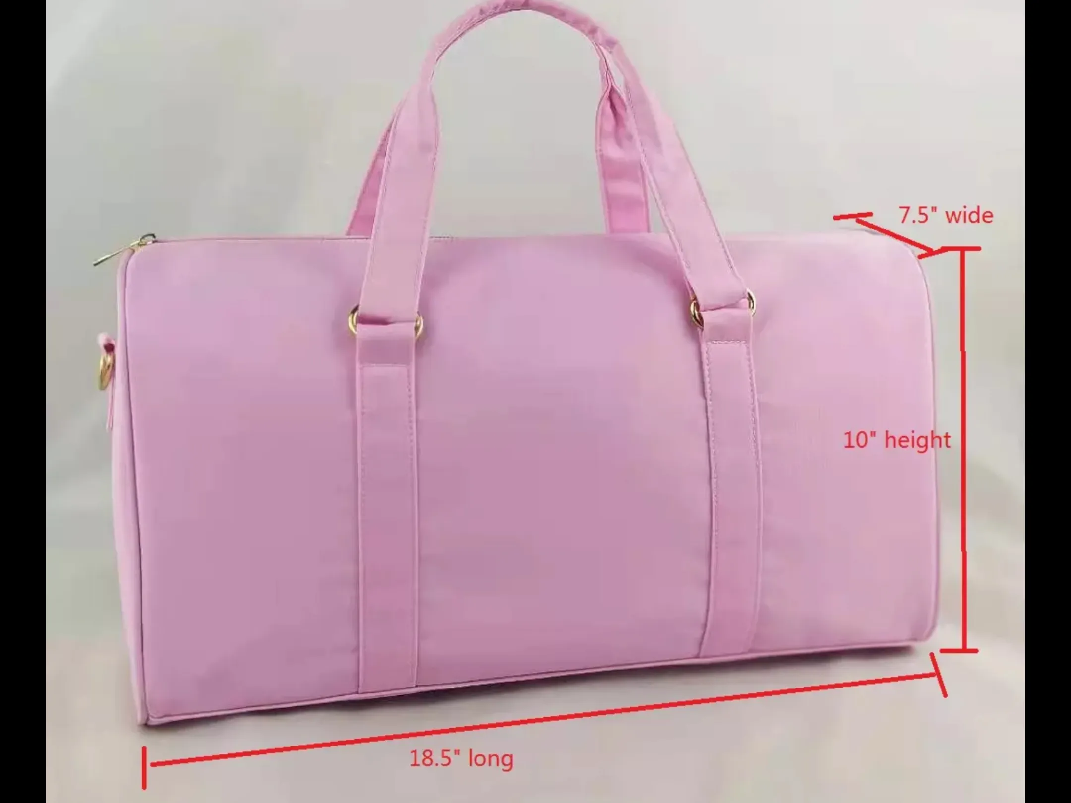 Nylon Waterproof Duffel Bag - Assorted Colors
