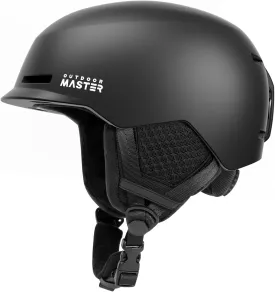 OutdoorMaster Kudu Ski Helmet, Snowboard Helmet for Men & Women - Adjustable Fit, Durable PC Shell & Shock-Absorbing EPS Core - Snow Sport Helmet for Adults & Youth