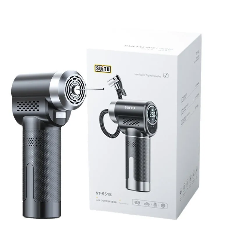 Portable & Rechargeable High Pressure Tire Inflation Pump