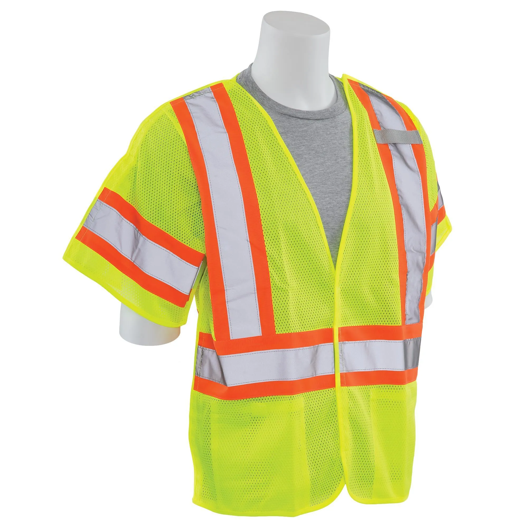 S622 Class 3 5-Point Mesh Break-Away Safety Vest 1pc