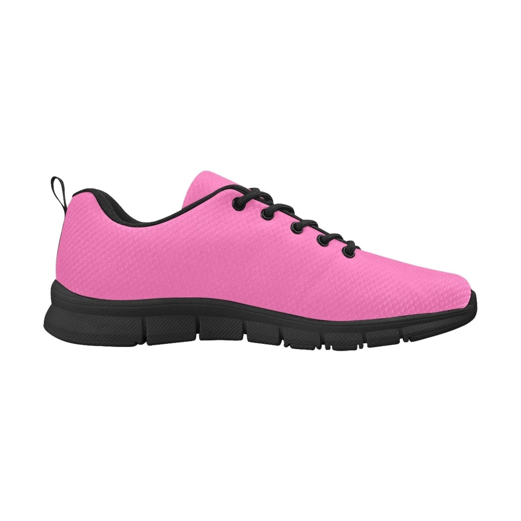 Sneakers For Women, Hot Pink And Black - Running Shoes by inQue.Style