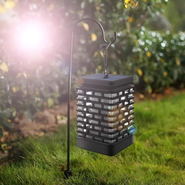 Solar Flame Hanging Lantern Lights