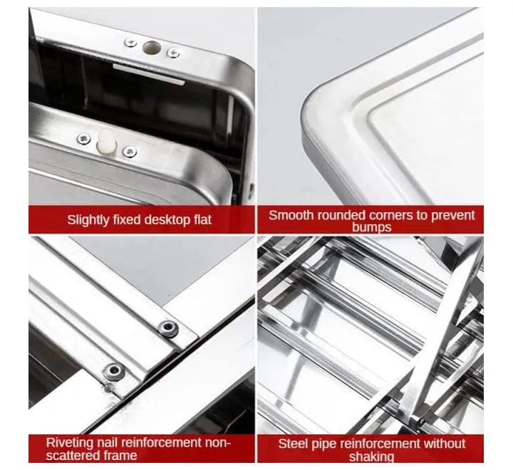 Stainless Steel Folding Round Table