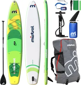 Stand Up Inflatable Paddle Board Racing & Touring Board 13'2"/ 14' Race Board, Backpack with Wheels, Durable ISUP for Youth & Adult, w/Premium SUP Accessories