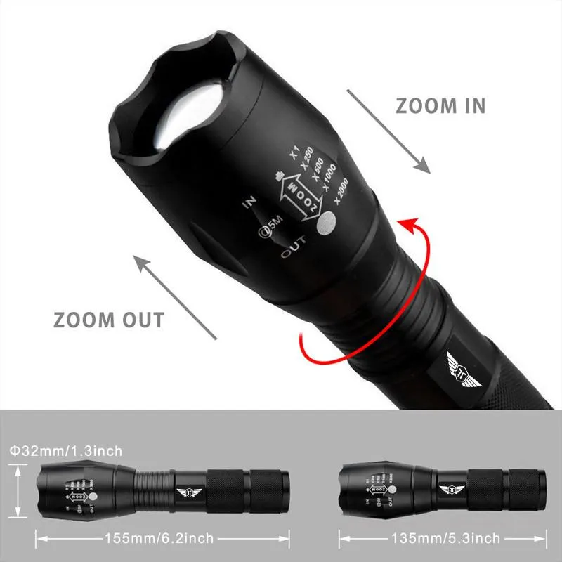 Stealth Angel Tact-1200 Flashlight Kit