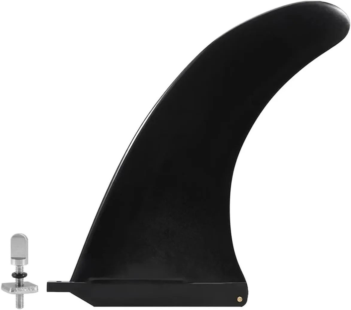 Surfboard Fins 7.5/9 Inch Surf Fin SUP Single Center Fin Nylon Long Board Surf Board Paddle Board with Fin Screw Surfing Accessories Surfing Accessories (Color : 9 inch C)