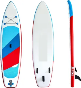 Surfboard Product Promotion 11 Inflatable Stand Up Sup Paddle Board with Paddle Leash Backpack Fin Pump Repair Kit Outdoor Recreation