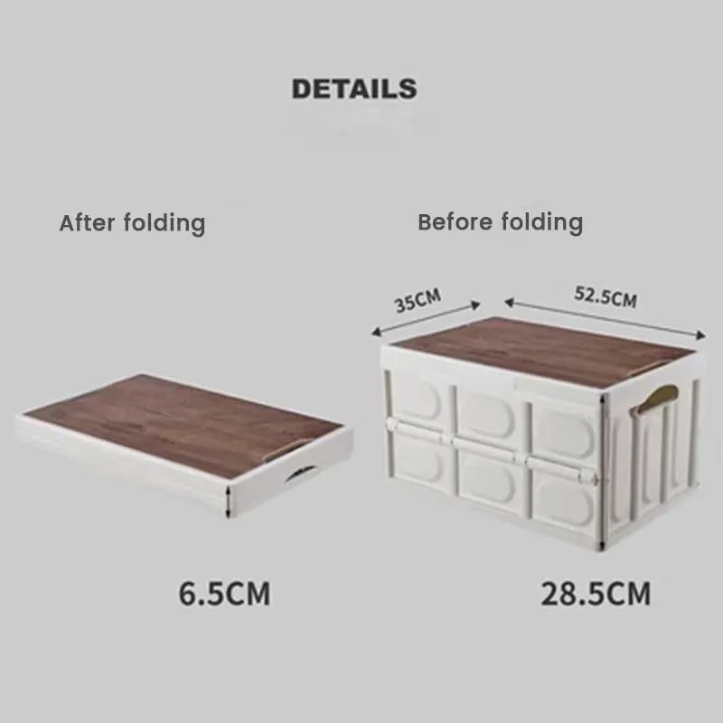 TAPTES® Camping Folding Trunk Storage Box for Tesla Model 3/Y/S/X/Cybertruck